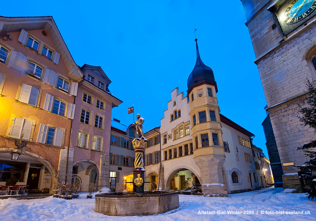 Bildname:  Altstadt-Biel-Winter-2395 Altstadt Biel Bienne im WinterBildgrösse: 2001  x 1398 px /  16.9 x 11.8 cm (300dpi)Stichwörter:  Altstadt,...