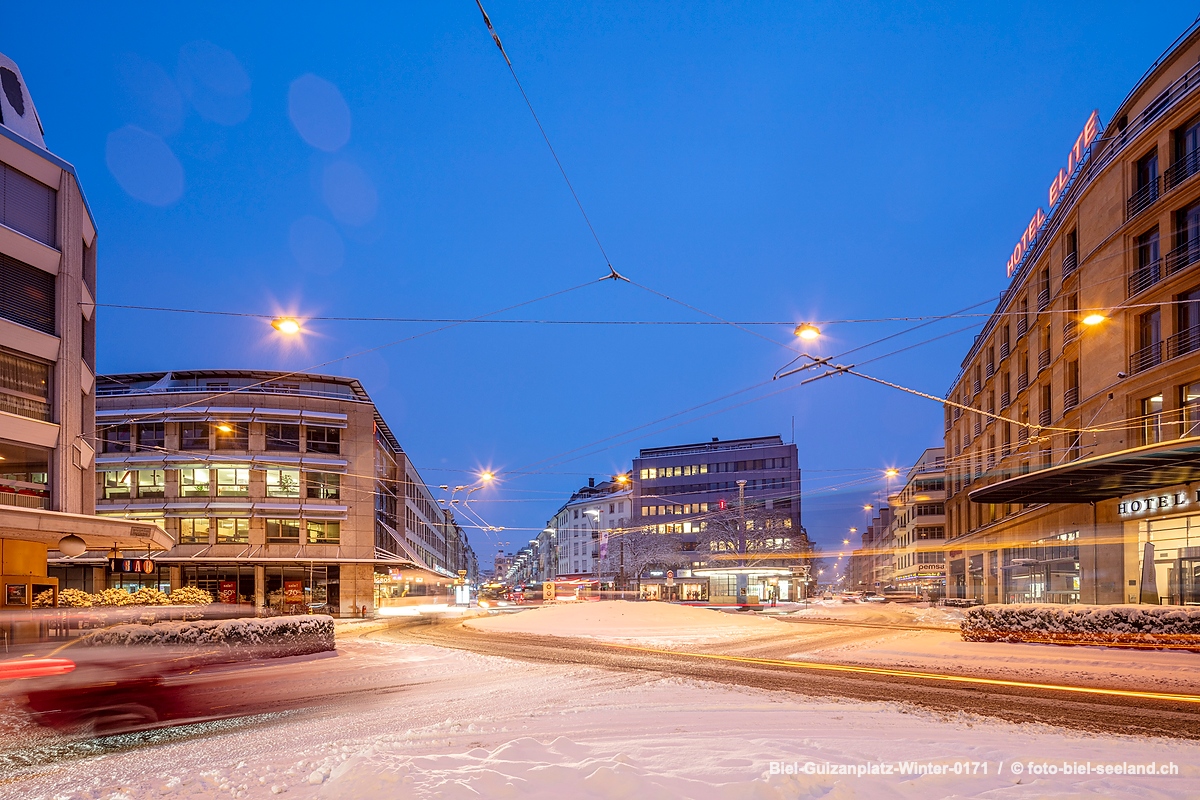 Bildname:  Biel-Guizanplatz-Winter-0171 Winter am Bieler GuisanplatzBildgrösse: 8688  x 5792 px /  73.6 x 49.0 cm (300dpi)Stichwörter:  Biel-Bienne, 