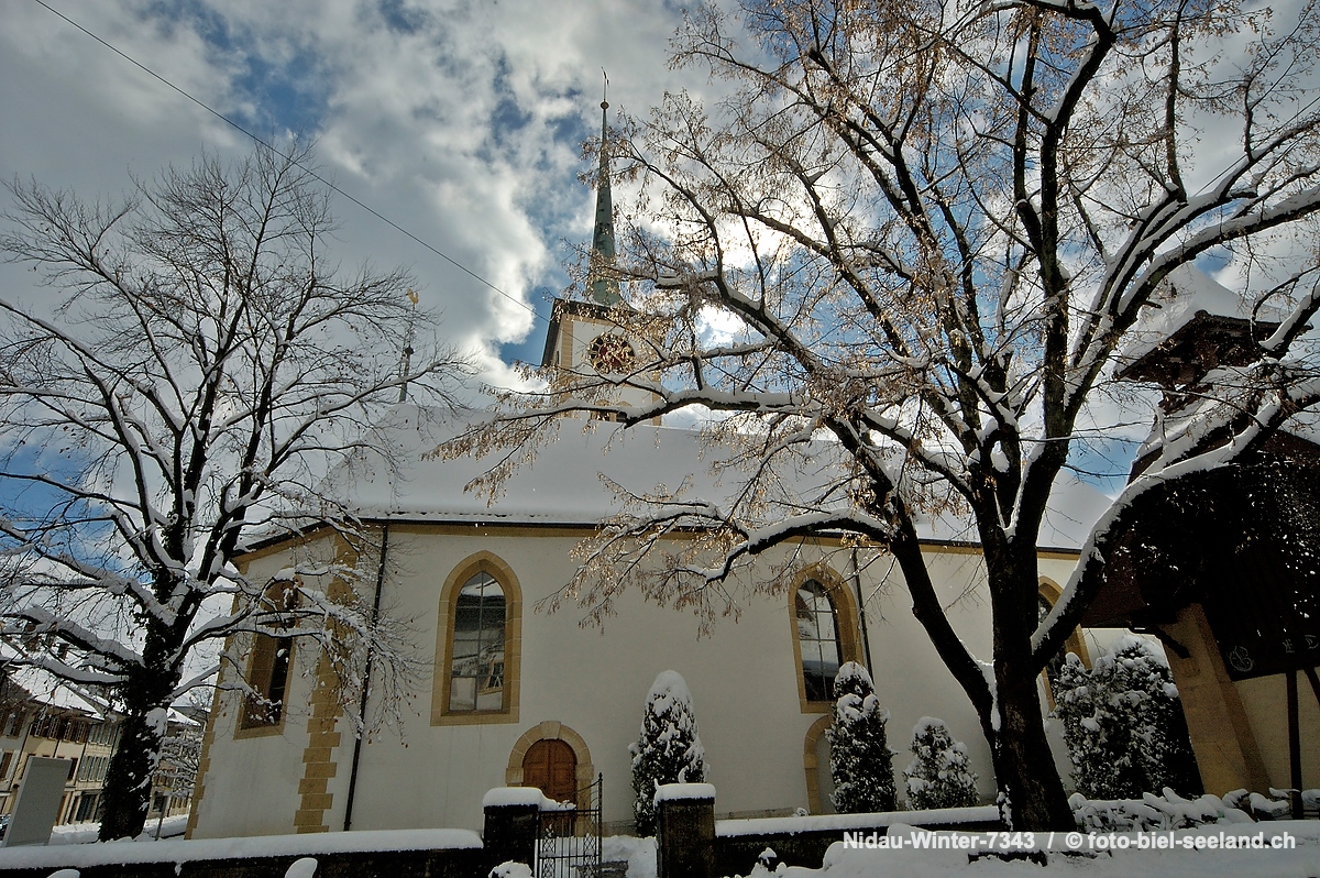 Bildname:  Nidau-Winter-7343 Alststadt Nidau im WinterBildgrösse: 3008  x 2000 px /  25.5 x 16.9 cm (300dpi)Stichwörter:  Berner Seeland, Drei Seen...