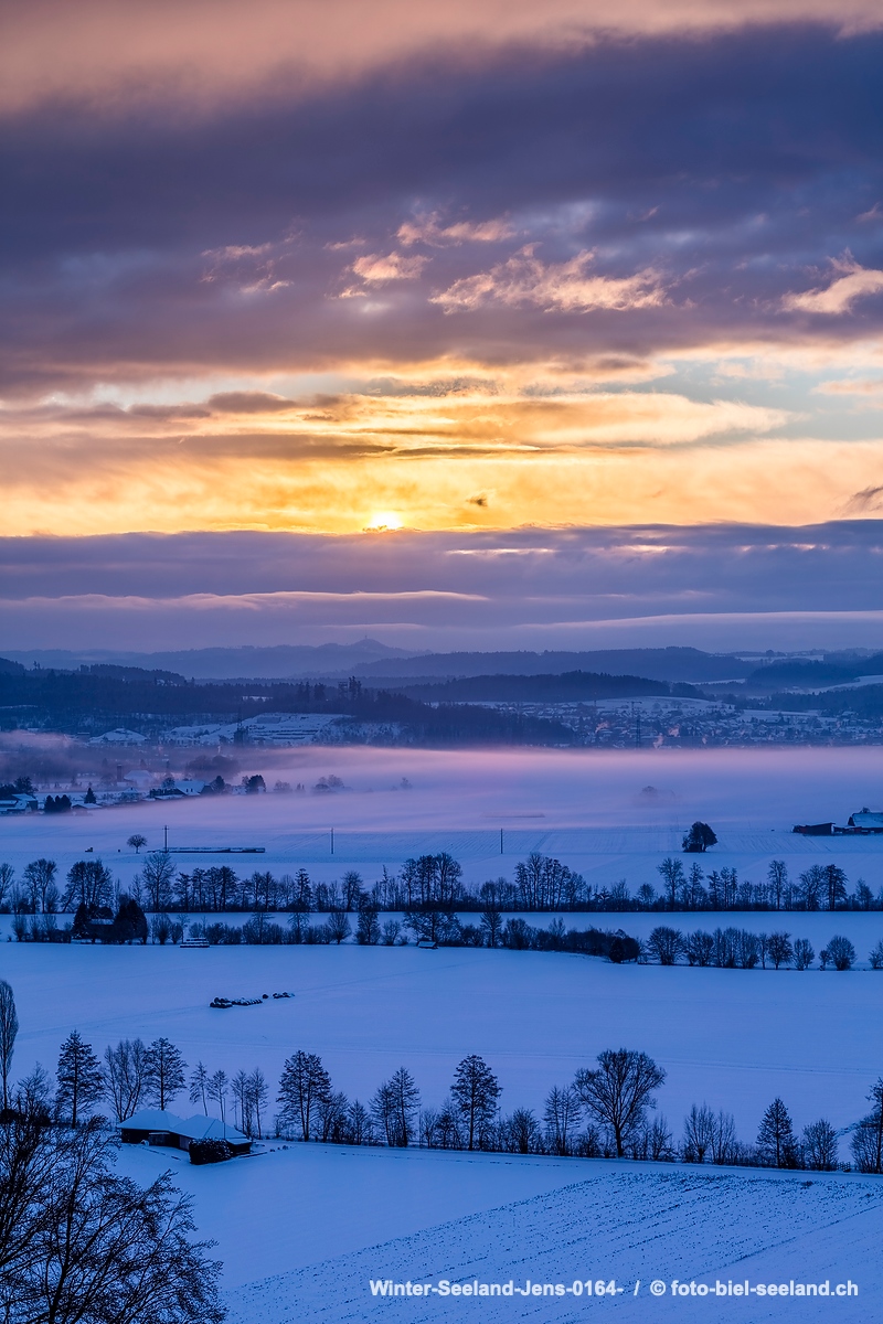 Bildname:  Winter-Seeland-Jens-0164- Dorf Jens im Berner SeelandBildgrösse: 5743  x 8614 px /  48.6 x 72.9 cm (300dpi)Stichwörter:  Dorf, Jens,...