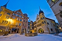 Bieler Altstadt im Winter