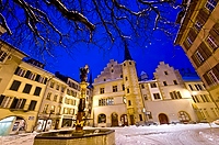 Bieler Altstadt im Winter