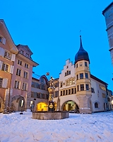 Bieler Altstadt im Winter