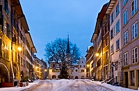 Bieler Altstadt im Winter