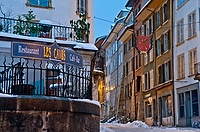 Bieler Altstadt im Winter