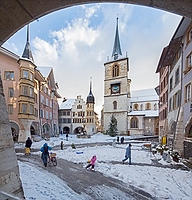 Bieler Altstadt im Winter