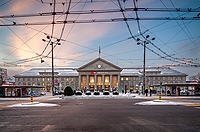 Bahnhof Biel im Winter