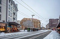 Guisanplatz Biel im Winter