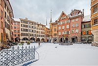 Bieler Altstadt im Winter