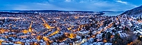 Panorama Biel Bienne im Winter