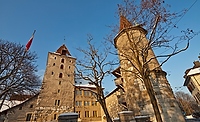 Winter beim Schloss Nidau