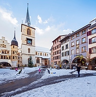 Bieler Altstadt im Winter