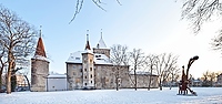 Winter beim Schloss Nidau